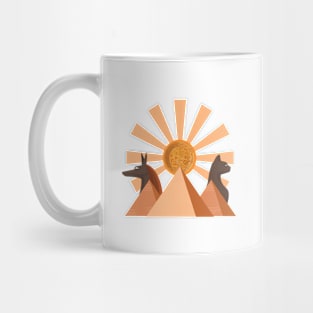 Ancient Egyptian Symbol Logo Mug